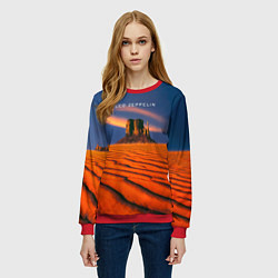 Свитшот женский Led Zeppelin коллекционное, цвет: 3D-красный — фото 2