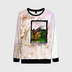 Свитшот женский Led Zeppelin IV - четвёртый студийный альбом, цвет: 3D-черный