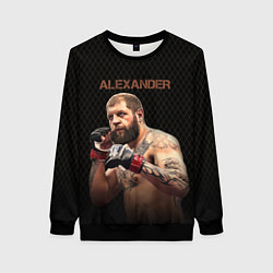 Свитшот женский Alexander The Grim Reape, цвет: 3D-черный