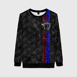 Свитшот женский ЦСКА Москва black theme, цвет: 3D-черный