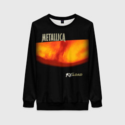 Свитшот женский Metallica ReLoad, цвет: 3D-черный