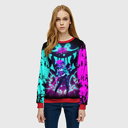 Свитшот женский АКАЛИ ЛИГА ЛЕГЕНД, цвет: 3D-красный — фото 2