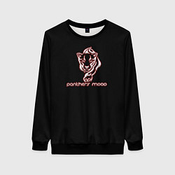 Свитшот женский Panthers mood, цвет: 3D-черный