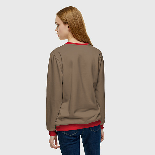 Женский свитшот Black Sabbat Tour / 3D-Красный – фото 4