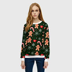 Свитшот женский НОВЫЙ ГОД 2022 АТМОСФЕРА, цвет: 3D-белый — фото 2