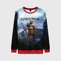 Свитшот женский Великий God of War Z, цвет: 3D-красный
