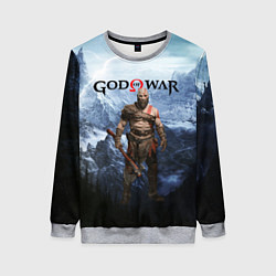 Свитшот женский Великий God of War Z, цвет: 3D-меланж