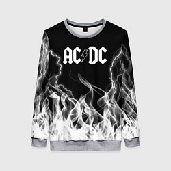 Женский свитшот ACDC Fire