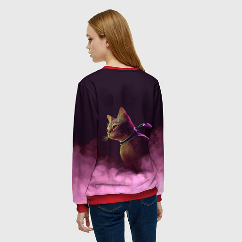 Женский свитшот Stray / 3D-Красный – фото 4