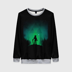 Свитшот женский Линк на холме, цвет: 3D-меланж