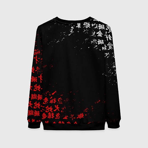Женский свитшот CYBERPUNK SAMURAI: JAPAN STYLE / 3D-Черный – фото 2