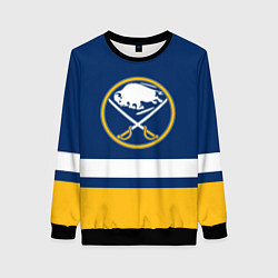 Свитшот женский Buffalo Sabres, Баффало Сейберз, цвет: 3D-черный