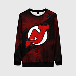 Женский свитшот New Jersey Devils, Нью Джерси Девилз