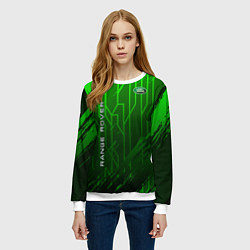 Свитшот женский АвтоLand Rover, цвет: 3D-белый — фото 2