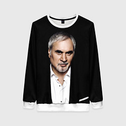 Женский свитшот МЕЛАДЗЕ НА ЧЕРНОМ ФОНЕ