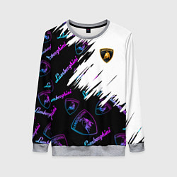 Женский свитшот Lamborghini pattern gradient