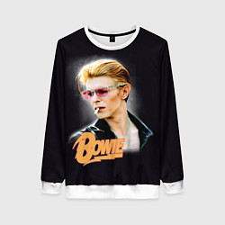 Женский свитшот David Bowie Smoking