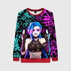 Женский свитшот JINX ДЖИНКС NEON PATTERN