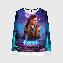 Свитшот женский Horizon Aloy Элой Forbidden West, цвет: 3D-белый