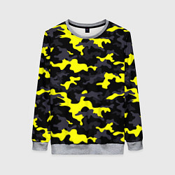 Свитшот женский Black Camo, цвет: 3D-меланж