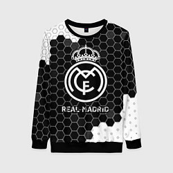Свитшот женский REAL MADRID Real Madrid Графика, цвет: 3D-черный
