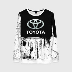 Свитшот женский Toyota sport, цвет: 3D-белый