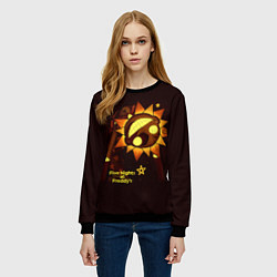 Свитшот женский Five Nights at Freddys Security Breach - Воспитате, цвет: 3D-черный — фото 2