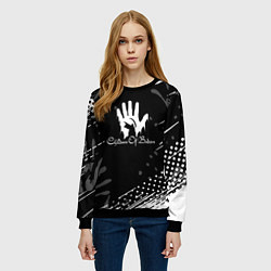 Свитшот женский Children of bodom рука, цвет: 3D-черный — фото 2