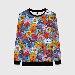 Женский свитшот Ромашки-лютики