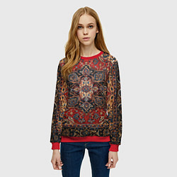 Свитшот женский КОВЁР ПАЛАС, цвет: 3D-красный — фото 2