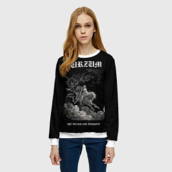 Свитшот женский Burzum ishi krimpatul, цвет: 3D-белый — фото 2