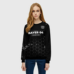 Свитшот женский Bayer 04 Форма Champions, цвет: 3D-черный — фото 2