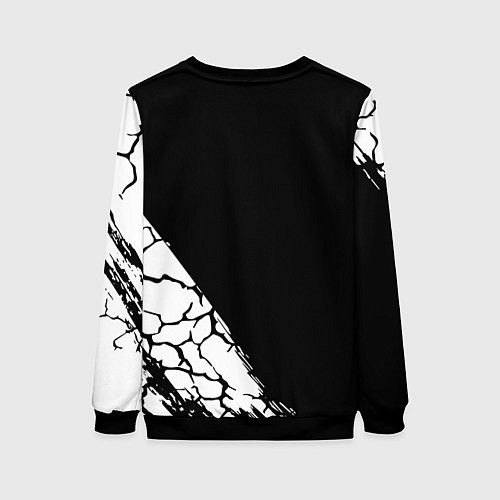 Женский свитшот Slayer Трещины / 3D-Черный – фото 2