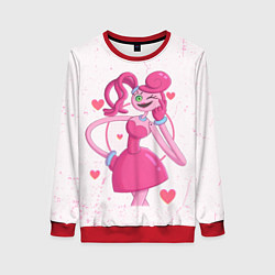 Свитшот женский POPPY PLAYTIME - Mommy long legs - Мамочка длинные, цвет: 3D-красный