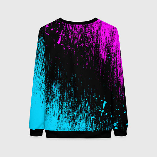 Женский свитшот The prodigy neon / 3D-Черный – фото 2