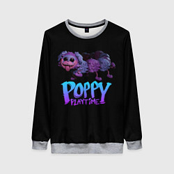 Свитшот женский POPPY PLAYTIME PJ Pug-a-Pillar, цвет: 3D-меланж