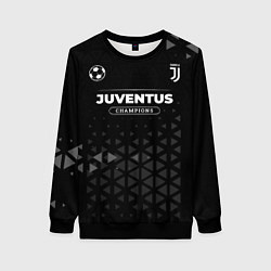 Свитшот женский Juventus Форма Champions, цвет: 3D-черный