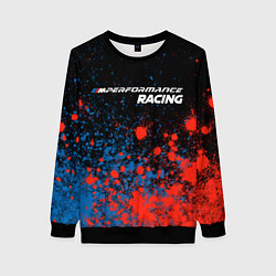 Свитшот женский БМВ Racing - Краска, цвет: 3D-черный
