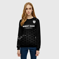 Свитшот женский West Ham Champions Uniform, цвет: 3D-черный — фото 2