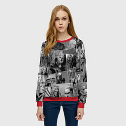 Свитшот женский Ведьмак комикс, цвет: 3D-красный — фото 2