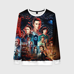 Женский свитшот ОЧЕНЬ СТРАННЫЕ ДЕЛА 4 STRANGER THINGS 4