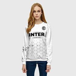 Свитшот женский Inter Champions Униформа, цвет: 3D-белый — фото 2