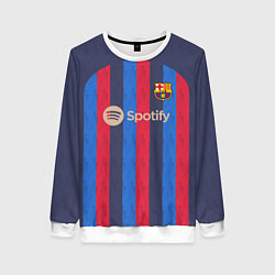Свитшот женский Барселона 22-23, цвет: 3D-белый