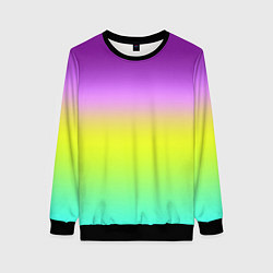 Женский свитшот Multicolored Ombre gradient