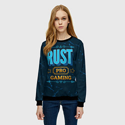 Свитшот женский Игра Rust: PRO Gaming, цвет: 3D-черный — фото 2