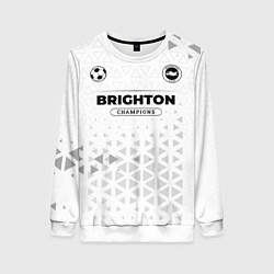 Свитшот женский Brighton Champions Униформа, цвет: 3D-белый