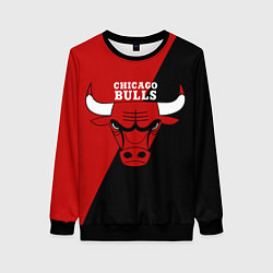 Свитшот женский Chicago Bulls NBA, цвет: 3D-черный