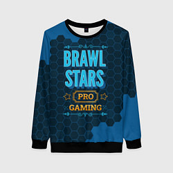 Свитшот женский Игра Brawl Stars: PRO Gaming, цвет: 3D-черный