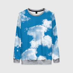 Женский свитшот Небо в облаках