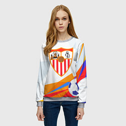 Свитшот женский Sevilla Абстракция, цвет: 3D-меланж — фото 2
